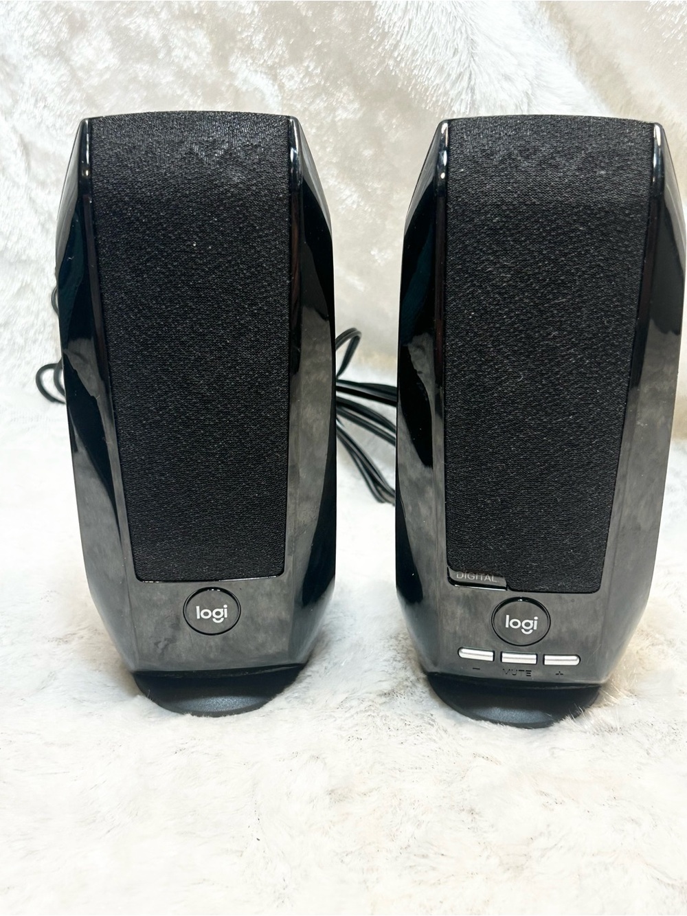 Logitech Logi S150 S-00038 Digital USB Stereo PC Computer Speakers Black TESTED